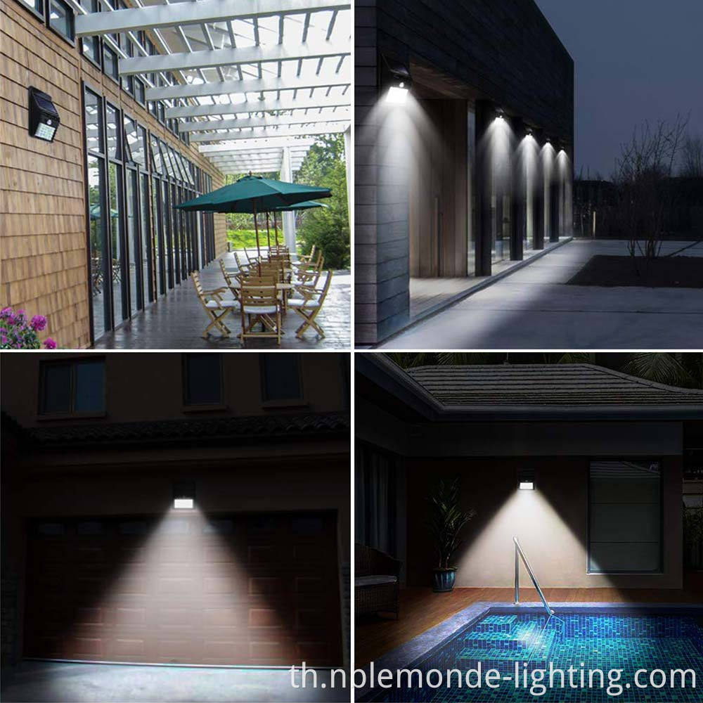 Outdoor Solar LED Wall Light
